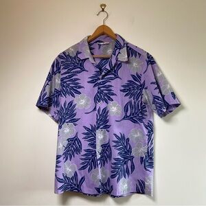 Vintage Hawaii Purple Floral Shirt